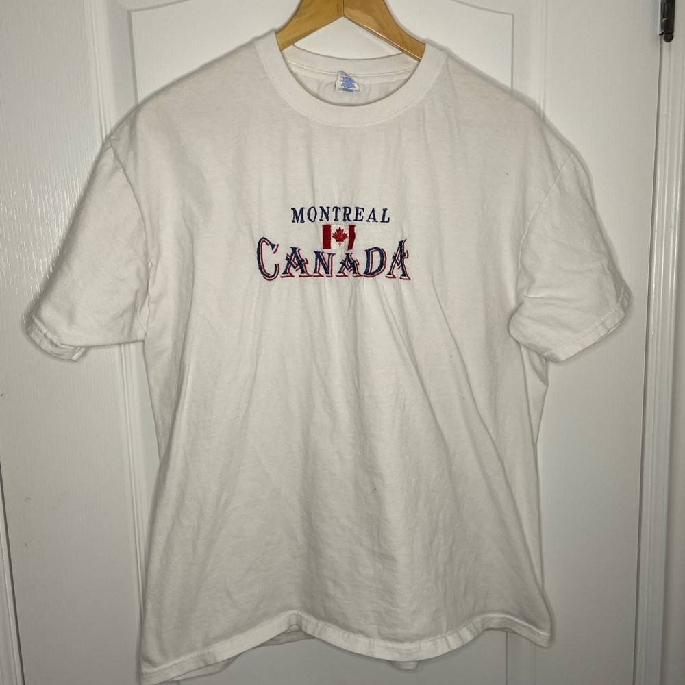 Montreal Canada - White Tee